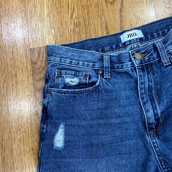 JBD Just Black Denim Medium Wash Distressed Jeans Size 28 - Picture 4 of 8